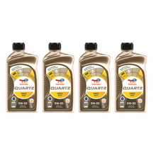 Kit Tagliando Peugeot 3008 I serie ( 2009 - 2016 ) 1.6 HDi | 4 Litri Olio Total Quarz 5W 30 + 4 Filtri