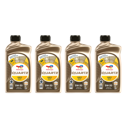 Kit Tagliando Peugeot 3008 I serie ( 2009 - 2016 ) 1.6 HDi | 4 Litri Olio Total Quarz 5W 30 + 4 Filtri