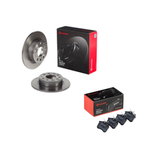 Kit Dischi e Pastiglie Freno Posteriori Brembo per Volkswagen Golf V