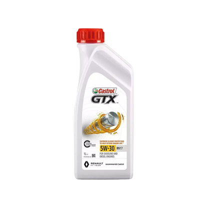 Olio Motore Castrol GTX 5W 30 RN17 ACEA C3 100% Sintetico – 5 Litri