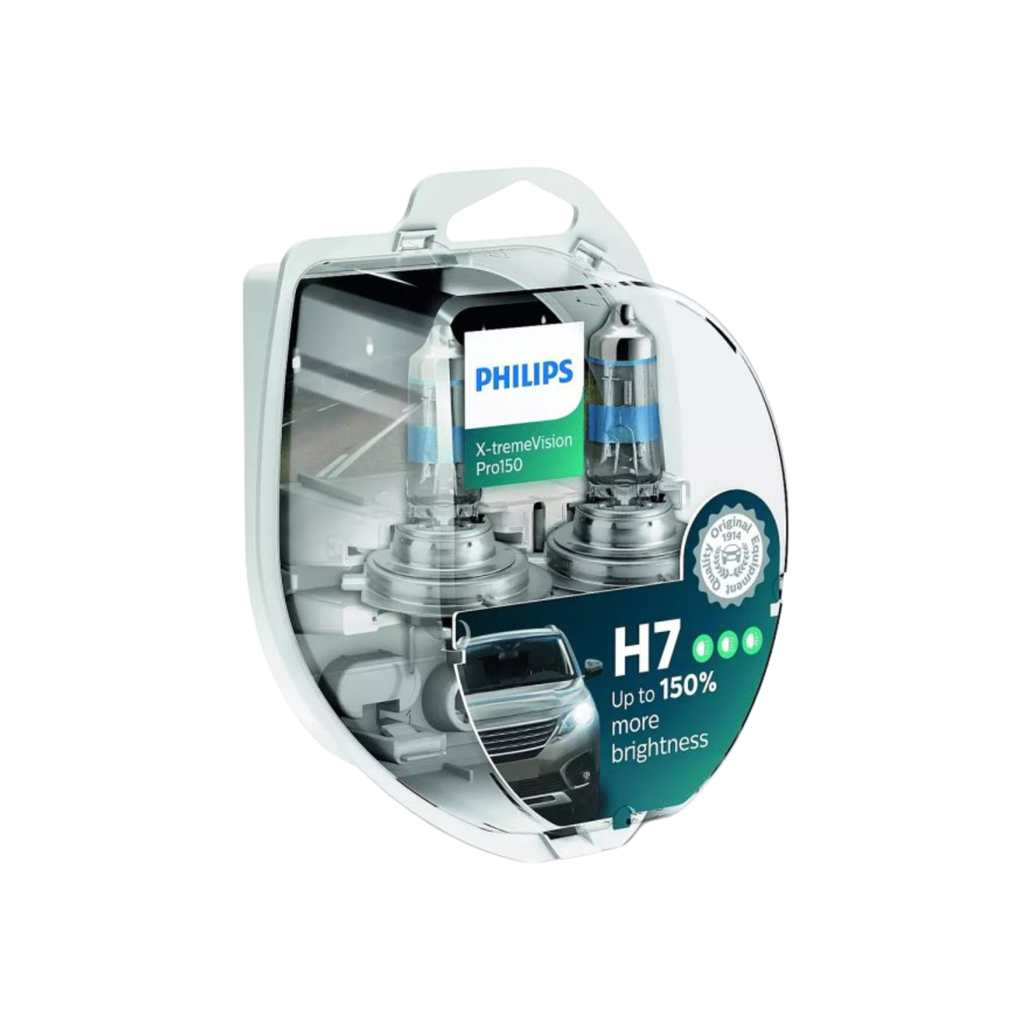 Lampade Alogene H7 Philips X-tremeVision Pro150 – Confezione Duo