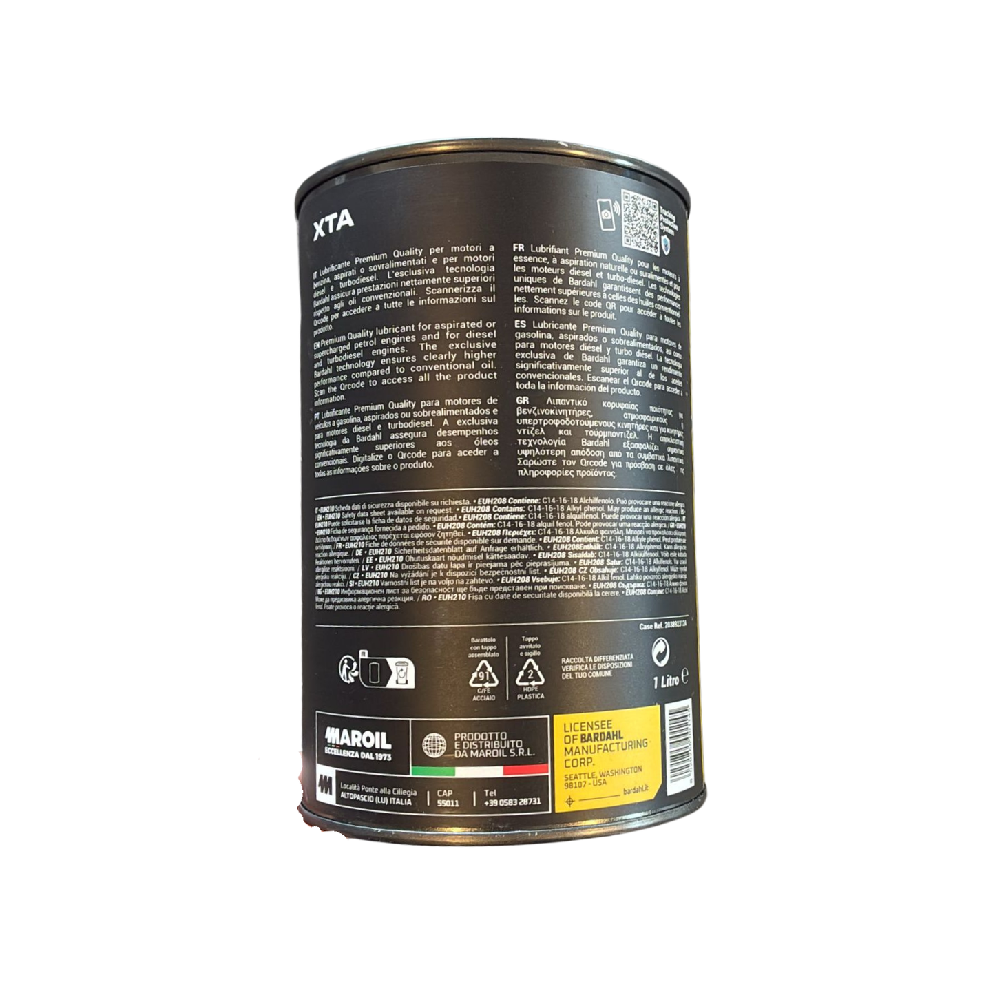 Bardahl XTA 5W-40 C3 – Olio Motore - 1L
