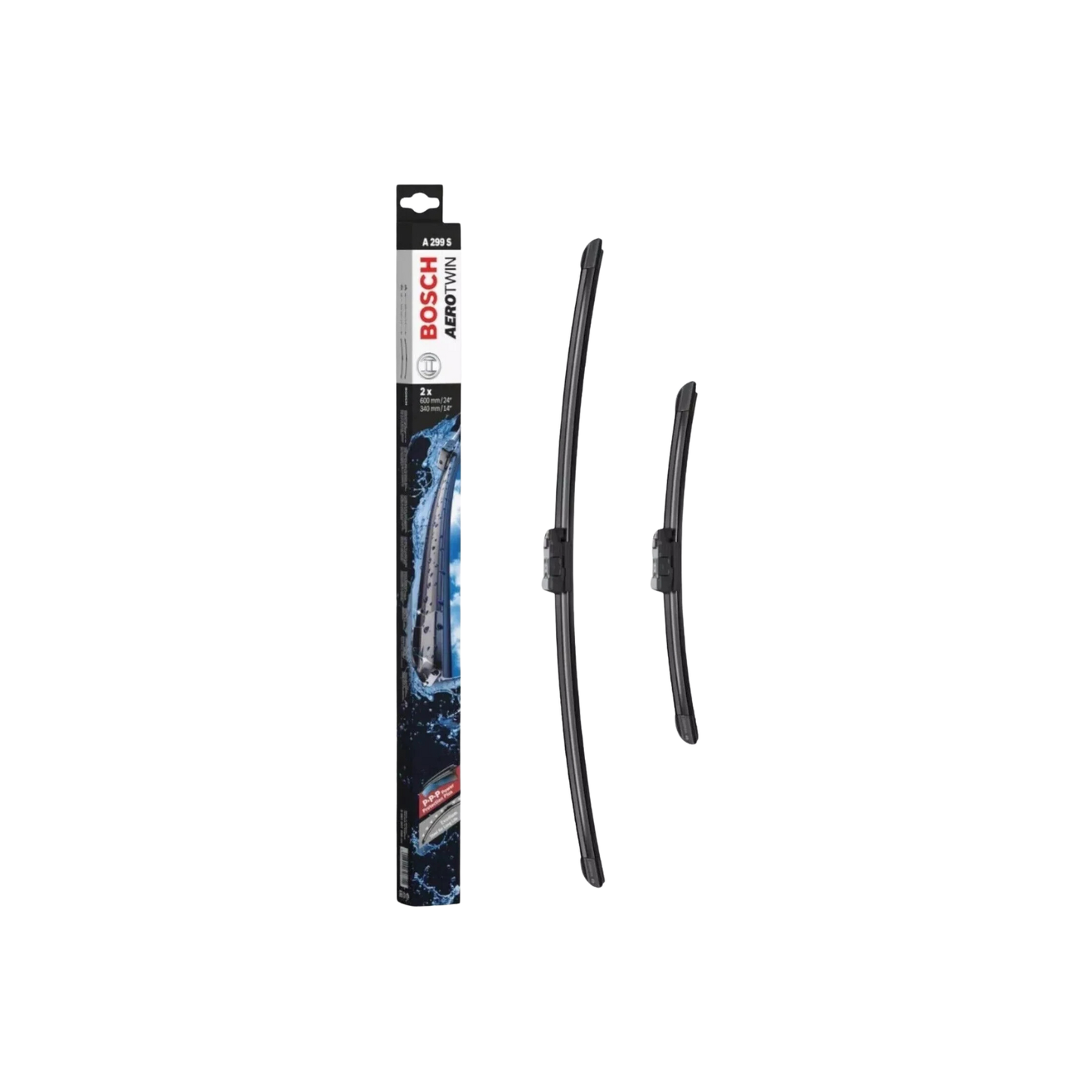 Kit Spazzole Tergicristallo Anteriori + Posteriori – Bosch Aerotwin – Compatibile Fiat