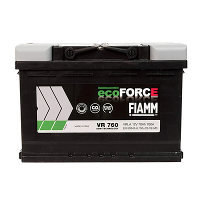 Batteria Auto Fiamm VR760 Eco FORCE AGM Start & Stop – 70Ah 760A 12V