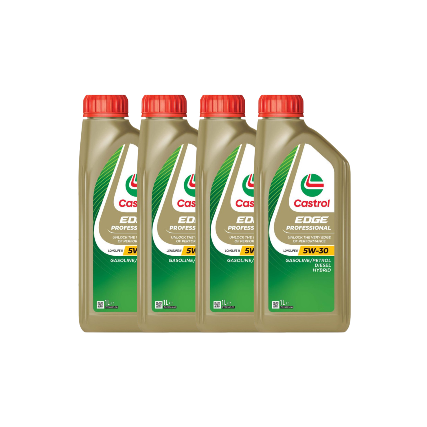 Kit Tagliando Volkswagen Polo VI 1.6 BiFuel | 4 Litri Olio Castrol 5W 30 + 4 Filtri