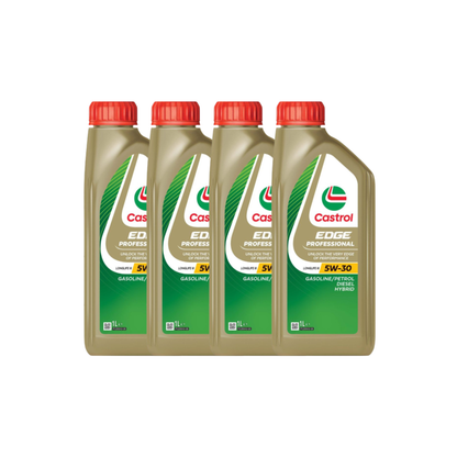Kit Tagliando Volkswagen Polo VI 1.6 BiFuel | 4 Litri Olio Castrol 5W 30 + 4 Filtri