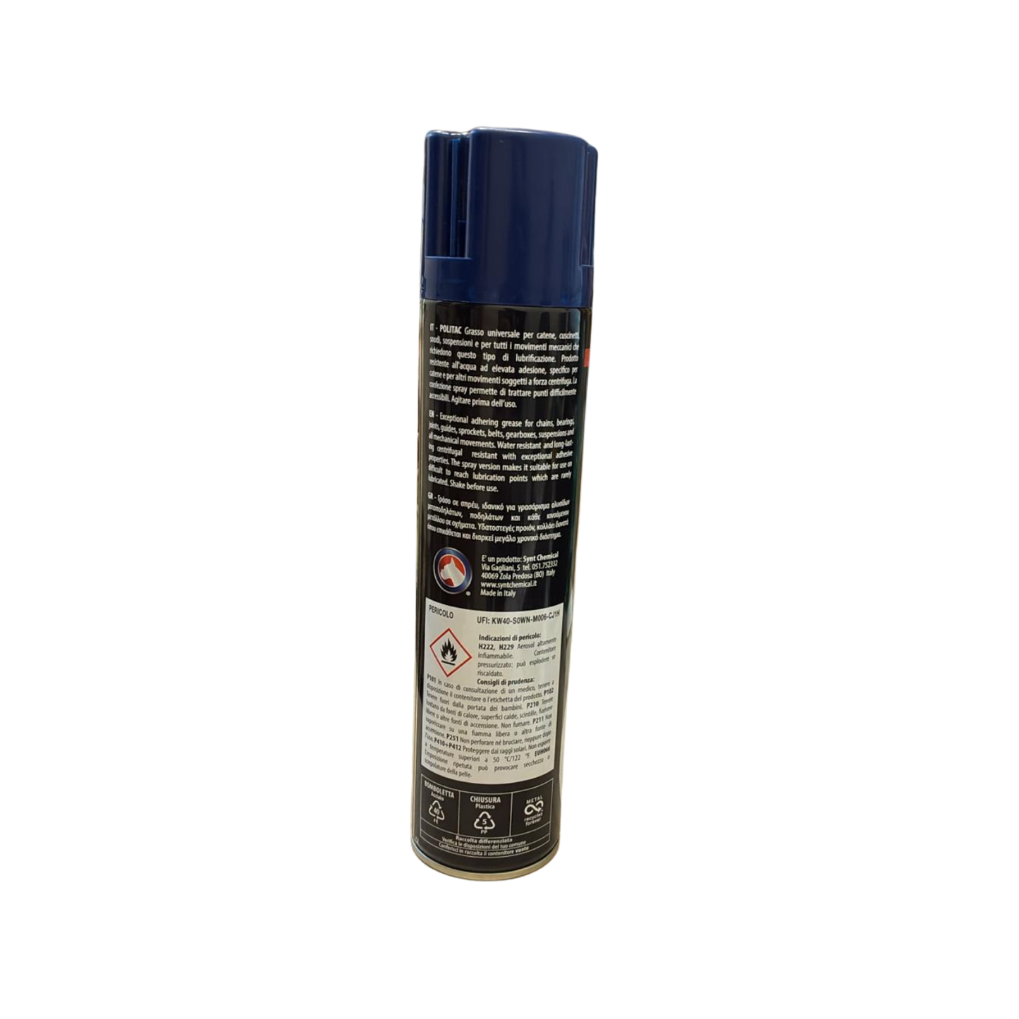 Grasso Spray Politac per Catena Moto
