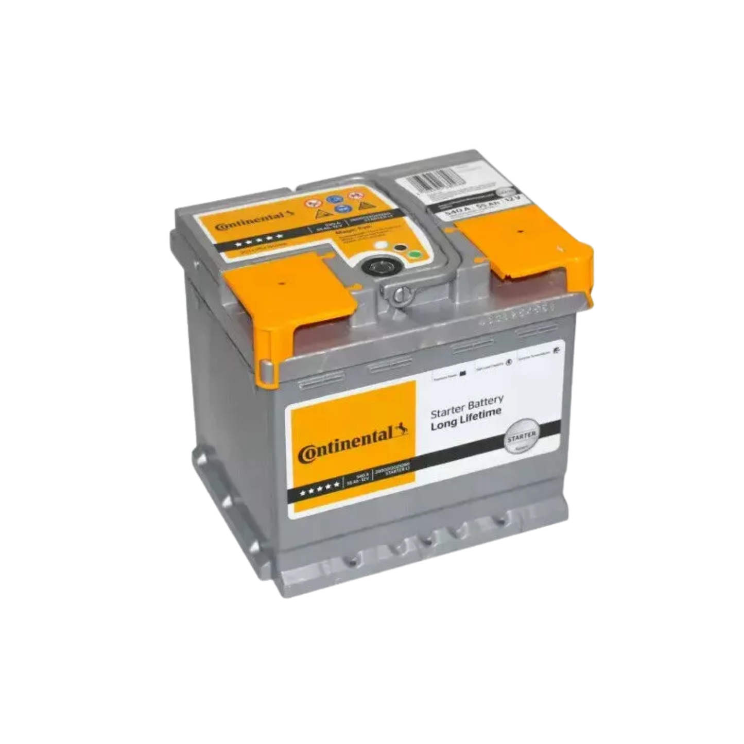Batteria Auto Continental 55Ah 12V 540A – Polo Positivo a Destra