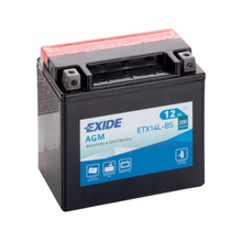Batteria Moto Exide AGM ETX14L-BS 12Ah/12V/200A