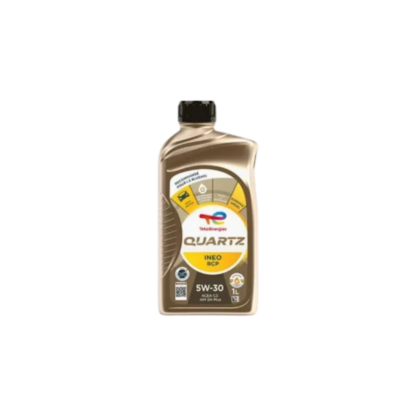 Kit Tagliando 3 Filtri + 4L Olio Total RCP 5W-30 + 3 Candele NGK Per Citroën C3 1.2