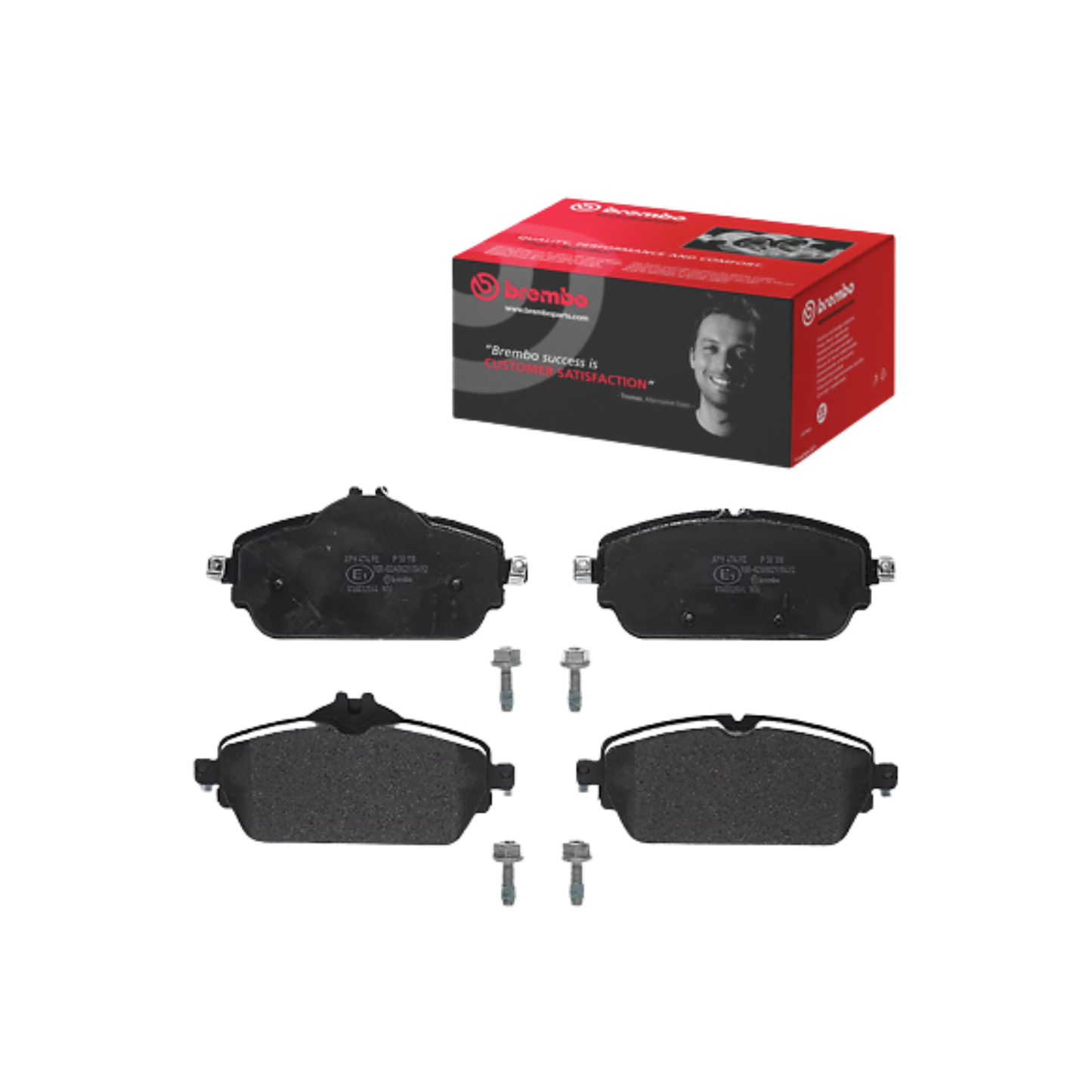 Pastiglie Anteriori + Dischi e Pastiglie Posteriori Brembo per Mercedes Classe C (W205)