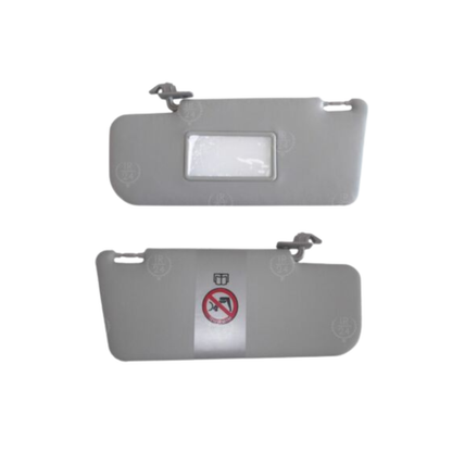 Coppia Alette Parasole (DX + SX) – Fiat Panda (dal 2003) – Con Specchio e Tasca
