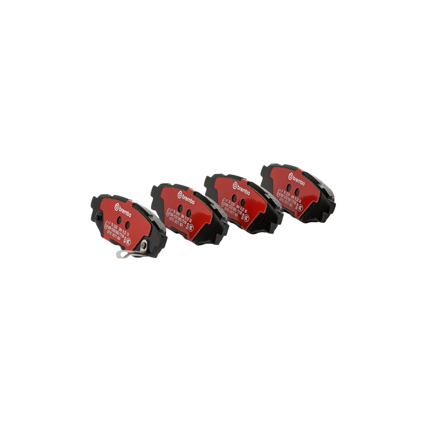 Kit 4 Pastiglie Freni Anteriori Brembo per Dodge Avenger / Jeep Compass (MK49) / Patriot (MK74)