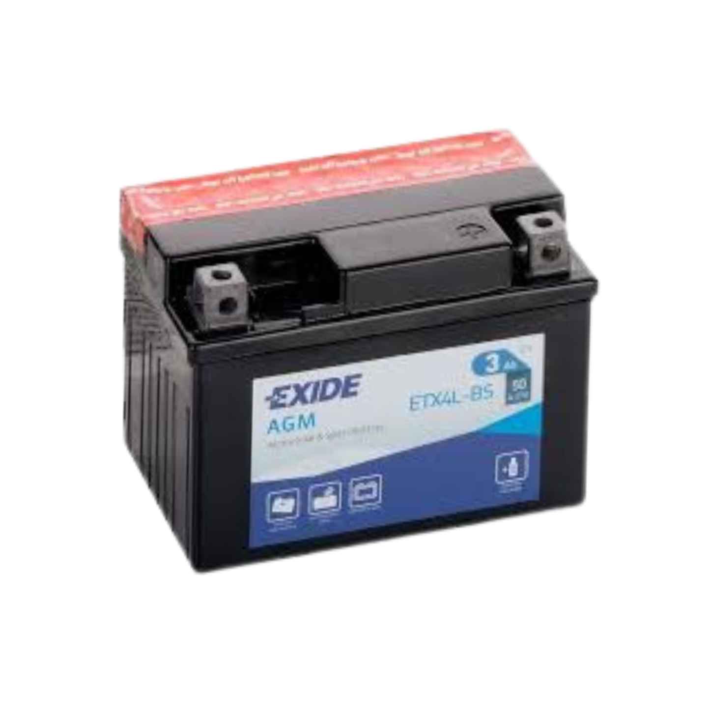 Batteria Moto Exide AGM ETX4L-BS 3Ah/12V/50A