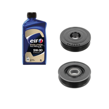 Kit tagliando Nissan Qashqai J10 con 4 filtri, olio ELF 5W-30 8L e puleggia albero motore - foto 2