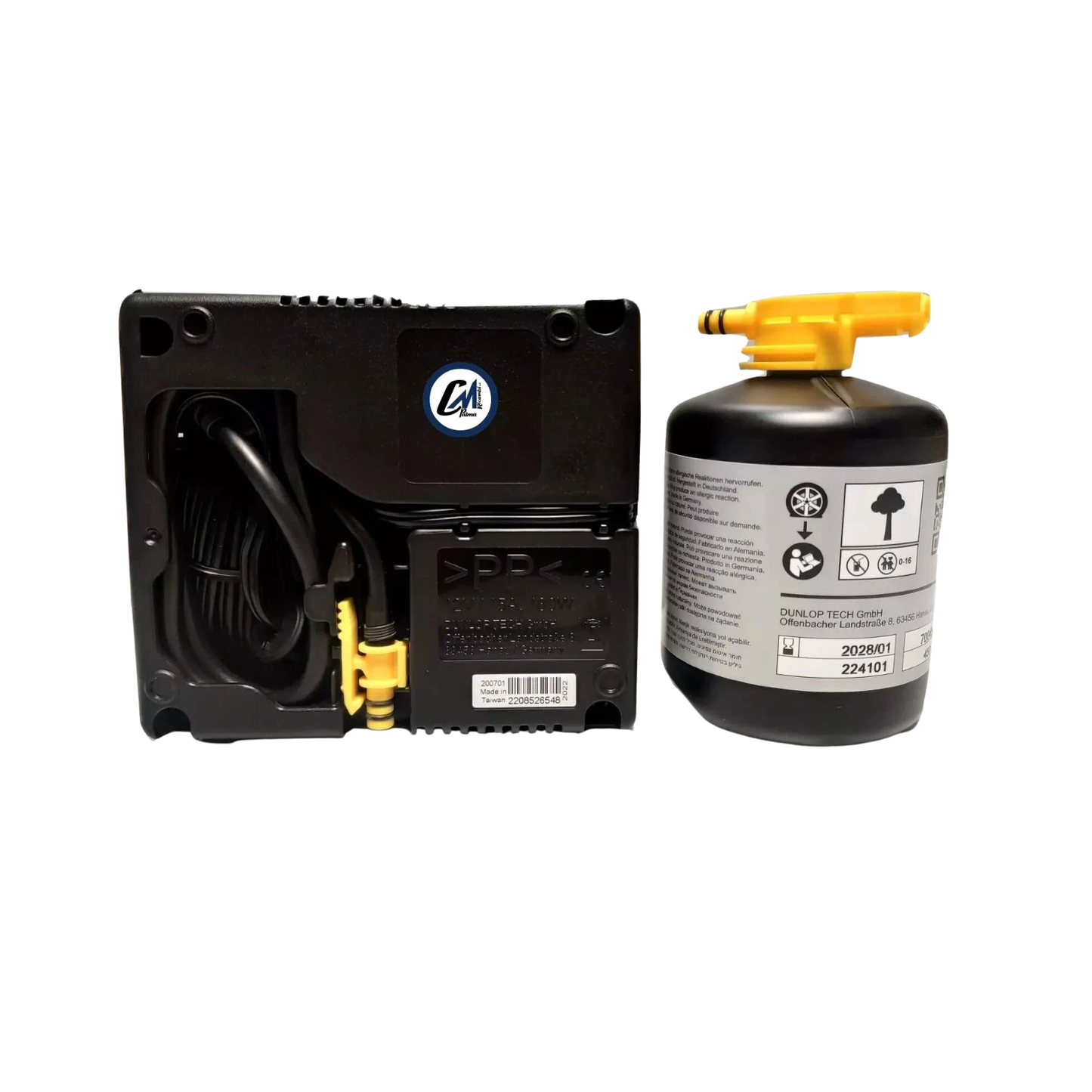 Kit Riparazione e Gonfiaggio Pneumatici Automatico – Dunlop 450ml