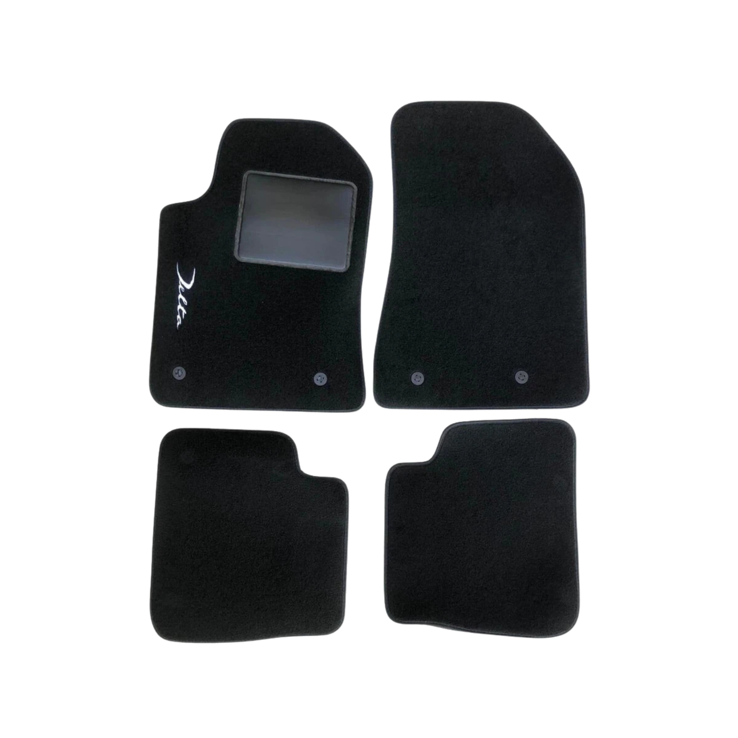 Tappetini Auto in Moquette con Logo – Compatibili con Lancia Delta