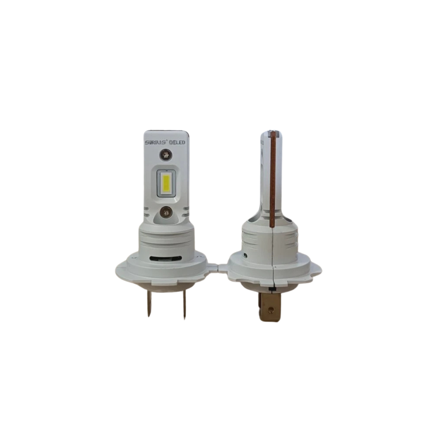 Kit 2 Lampade Sirius H7 H18 6000K Ice White Dimensioni Originali - No Adattatori