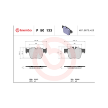 Kit pastiglie freno posteriori Brembo con sensore usura per Mercedes GLC Coupé C253 - foto 2
