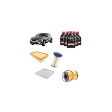 Kit Tagliando 4 Filtri + 5L Olio Motul 5W-30 Specific +  per Renault Captur I Serie