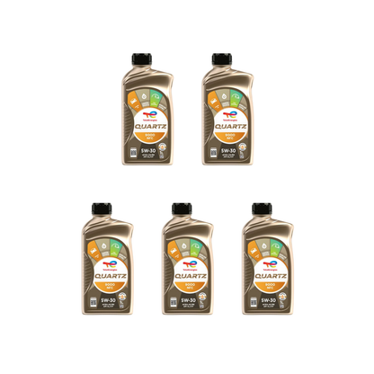 Kit Tagliando Peugeot 3008 1.6 HDi | 5 Litri Olio Total 5W-30 + 4 Filtri Bosch
