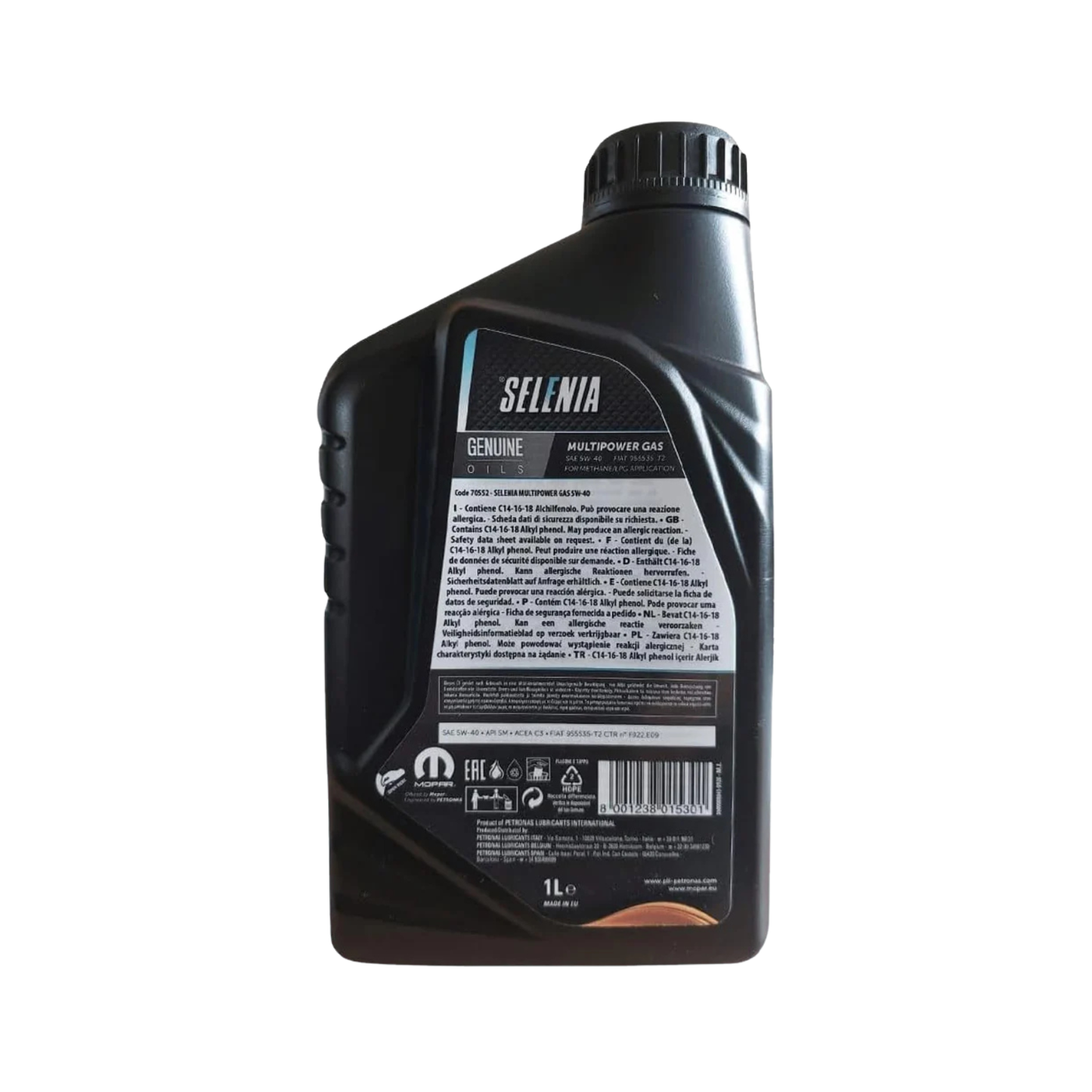 Selenia Multipower Gas 5W-30 – Olio Motore - 3L