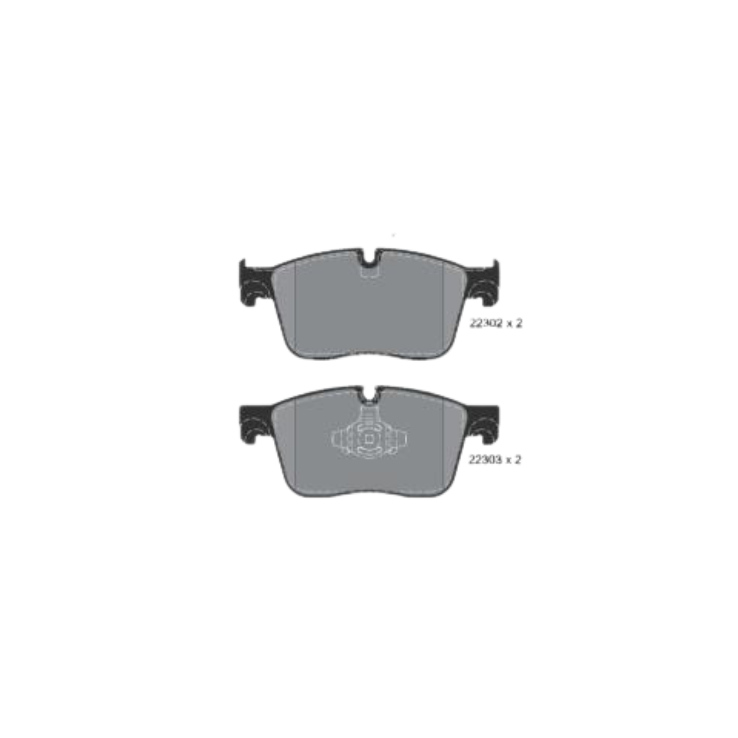 Kit Pastiglie Freni Anteriori Textar Per Jaguar F-Pace (X761)/Range Rover Velar (L560)
