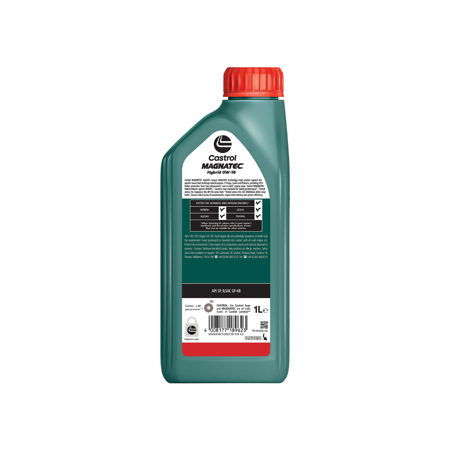 Olio Motore Castrol Magnatec 0W-16 Hybrid - 2L