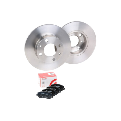 Kit Dischi + Pastiglie Freno Anteriori Brembo – Fiat Uno 45/60 - Fiat Panda 141