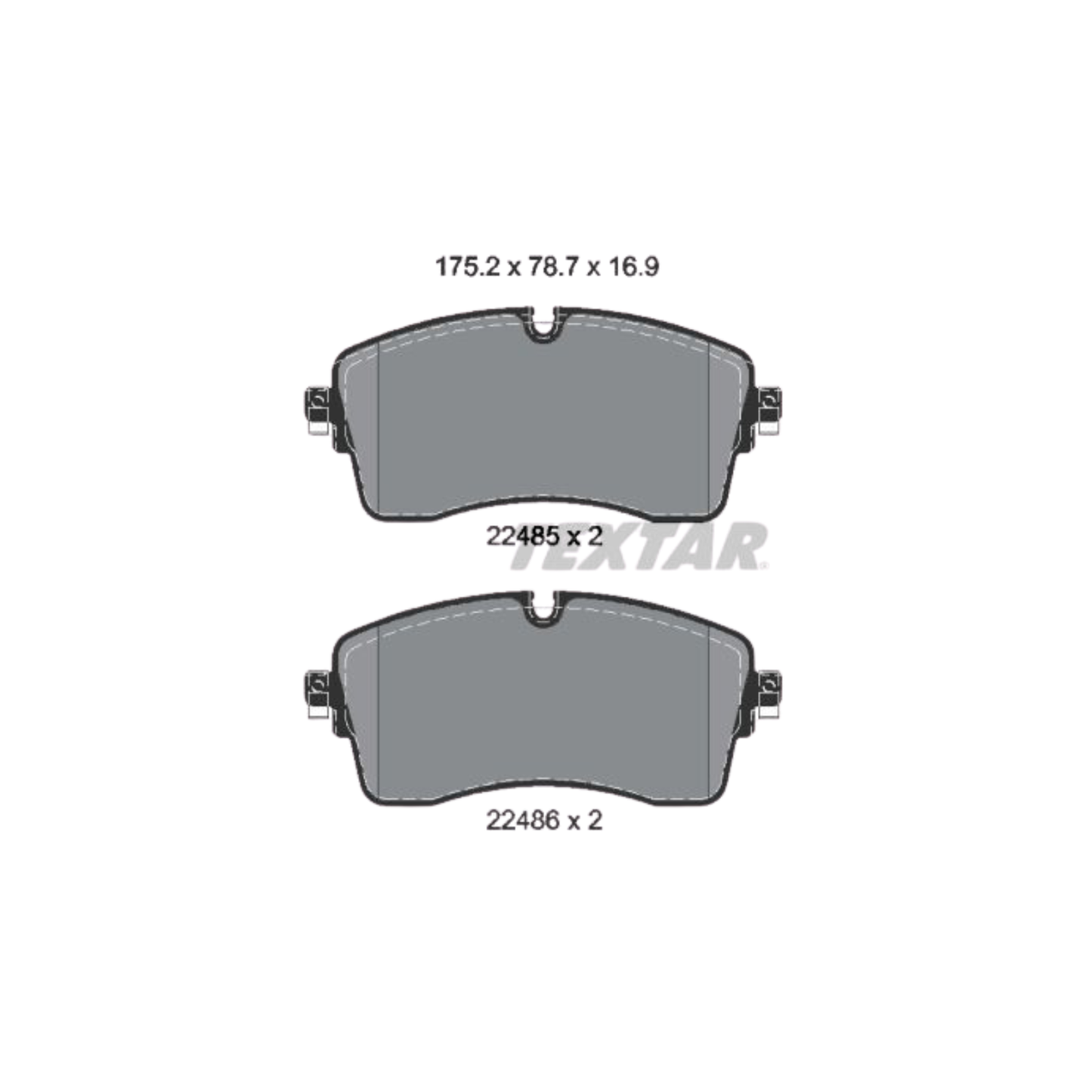 Kit Pastiglie Freni Anteriori Textar Per Toyota Rav4 V/Sienna/Camry/Previa III