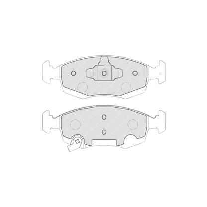 Kit 4 Pastiglie Freni Anteriori Ferodo per Fiat Panda 312 / Lancia Ypsilon 1.2 b