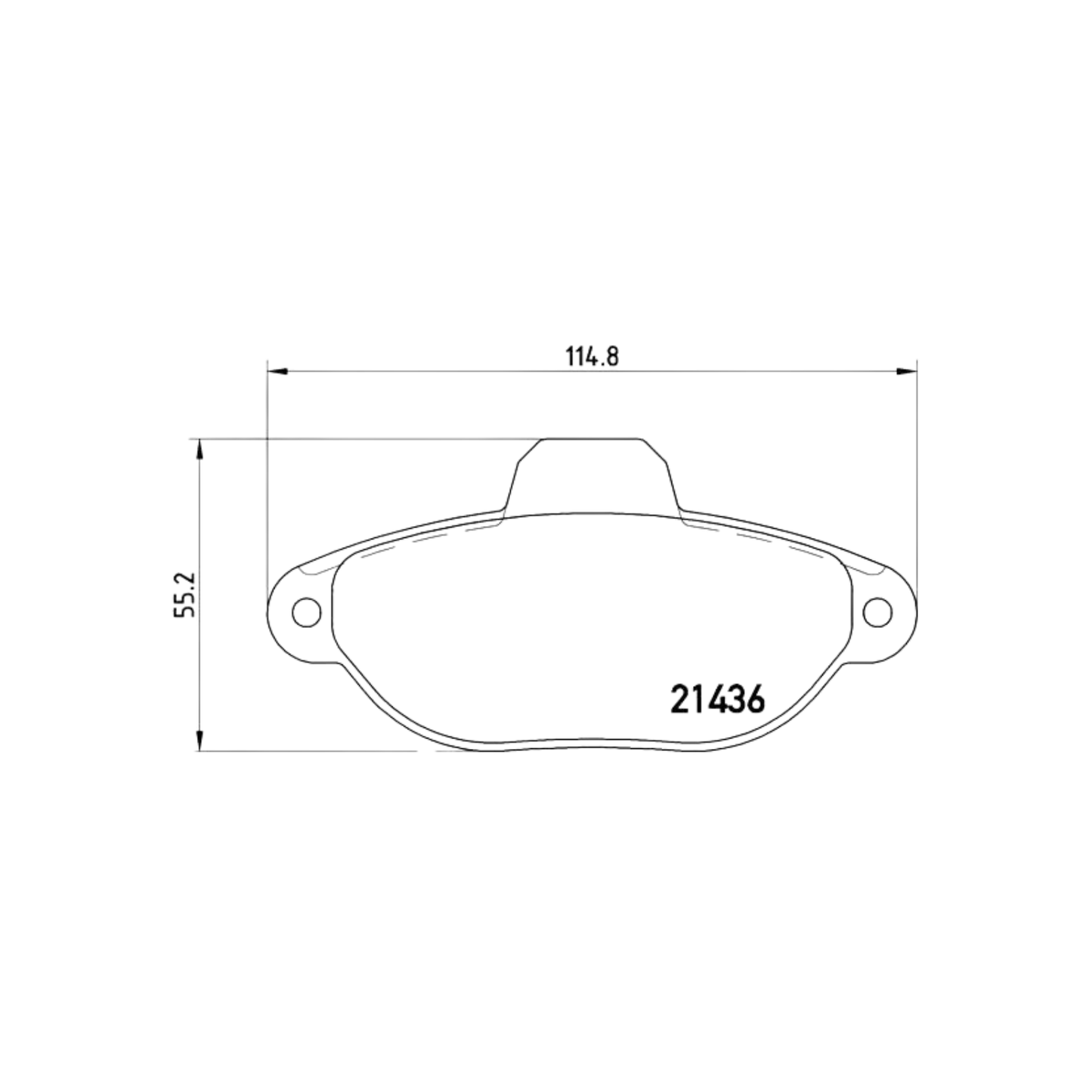 Kit 4 Pastiglie Freni Anteriori Brembo per Fiat Punto / Punto Van / Lancia Ypsilon