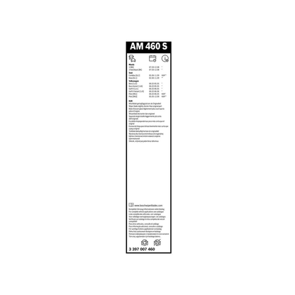 Spazzole Tergicristallo Anteriore Bosch Aero Twin (530mm) per Volkswagen Golf IV / Polo IV / Mazda 3 (BK)
