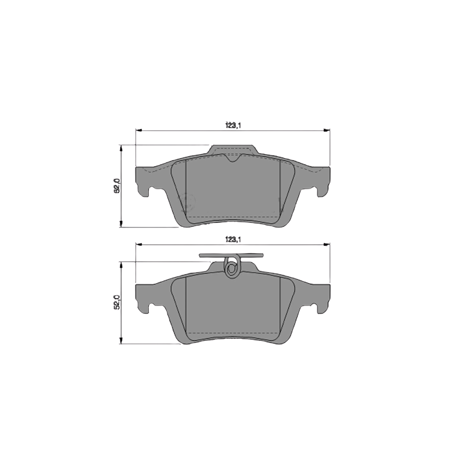 Kit Pastiglie Freni Anteriori + Posteriori Bosch per Ford C-Max
