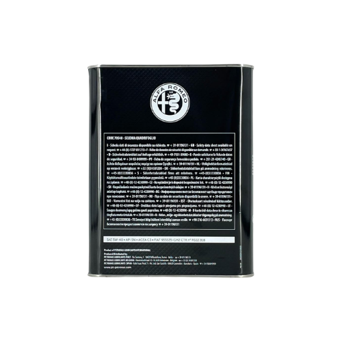 Olio Motore Petronas Selenia Quadrifoglio 5W-40 2L