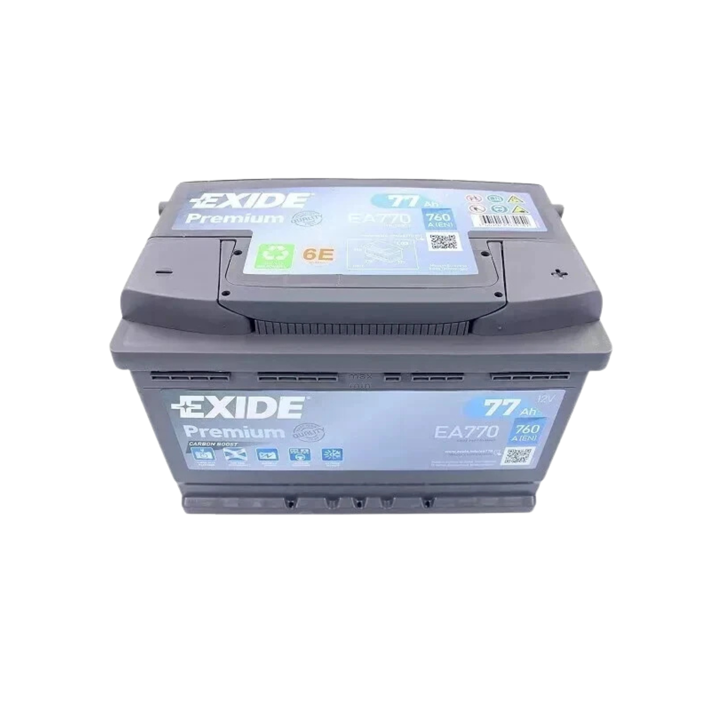 Accumulatore Auto Exide EA770 Premium Carbon Boost – 77Ah 760A 12V (+ Destra)