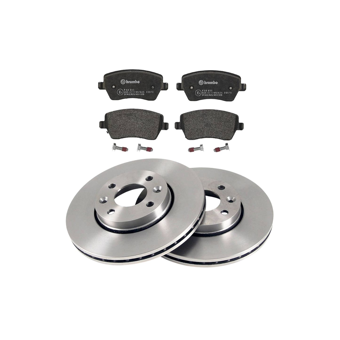 Kit Disco Freno e Pastiglie Anteriori - Fiat
