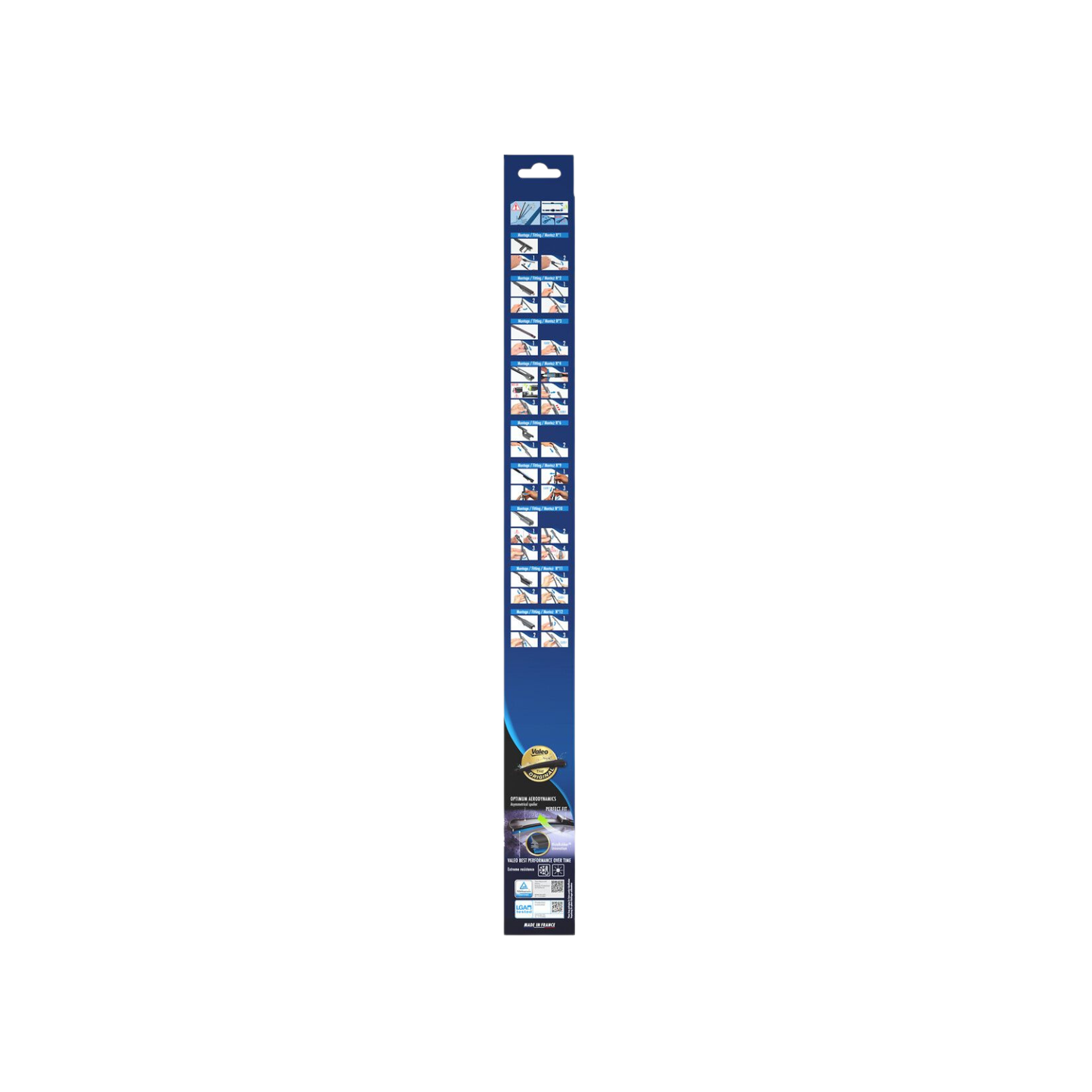 Spazzole Tergicristallo Anteriore Valeo Silencio (600mm) per Abarth 595 / Fiat 500 / Renault Zoe