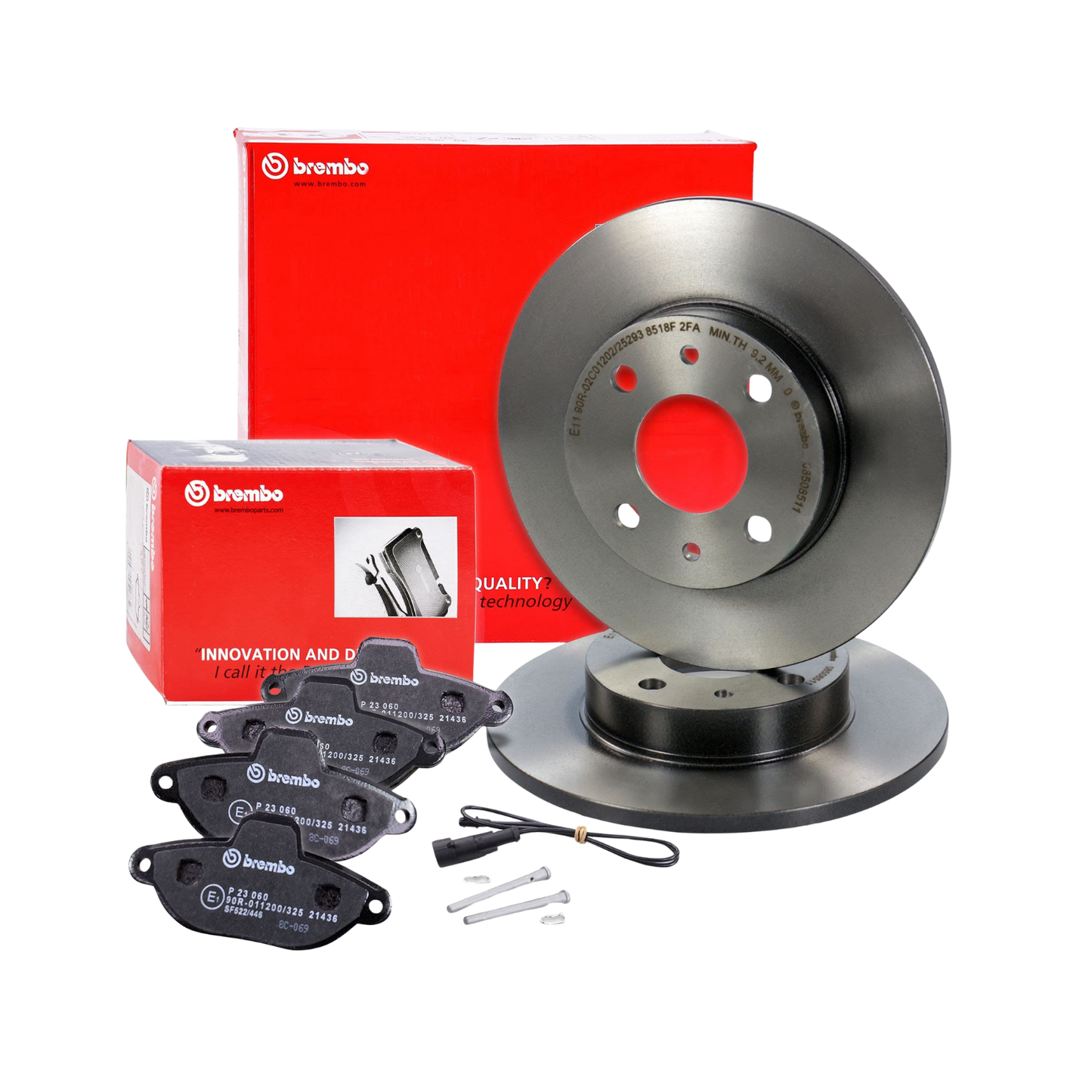 Kit Dischi Freno + Pastiglie Anteriori Brembo – Fiat Bravo / Lancia Delta