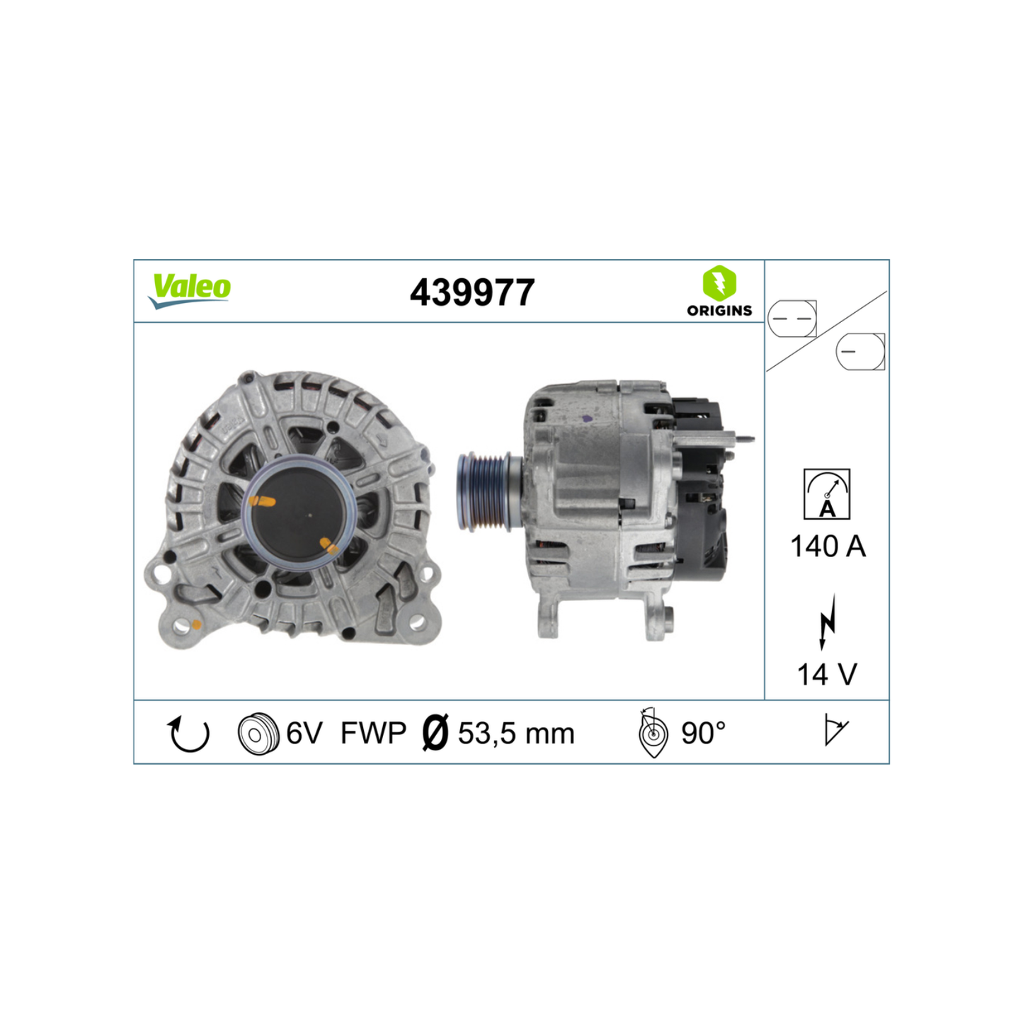 Alternatore Valeo 2.0 TDI – Audi A3 / Q2 | Seat Leon | Skoda Octavia III | VW Golf VII / VIII