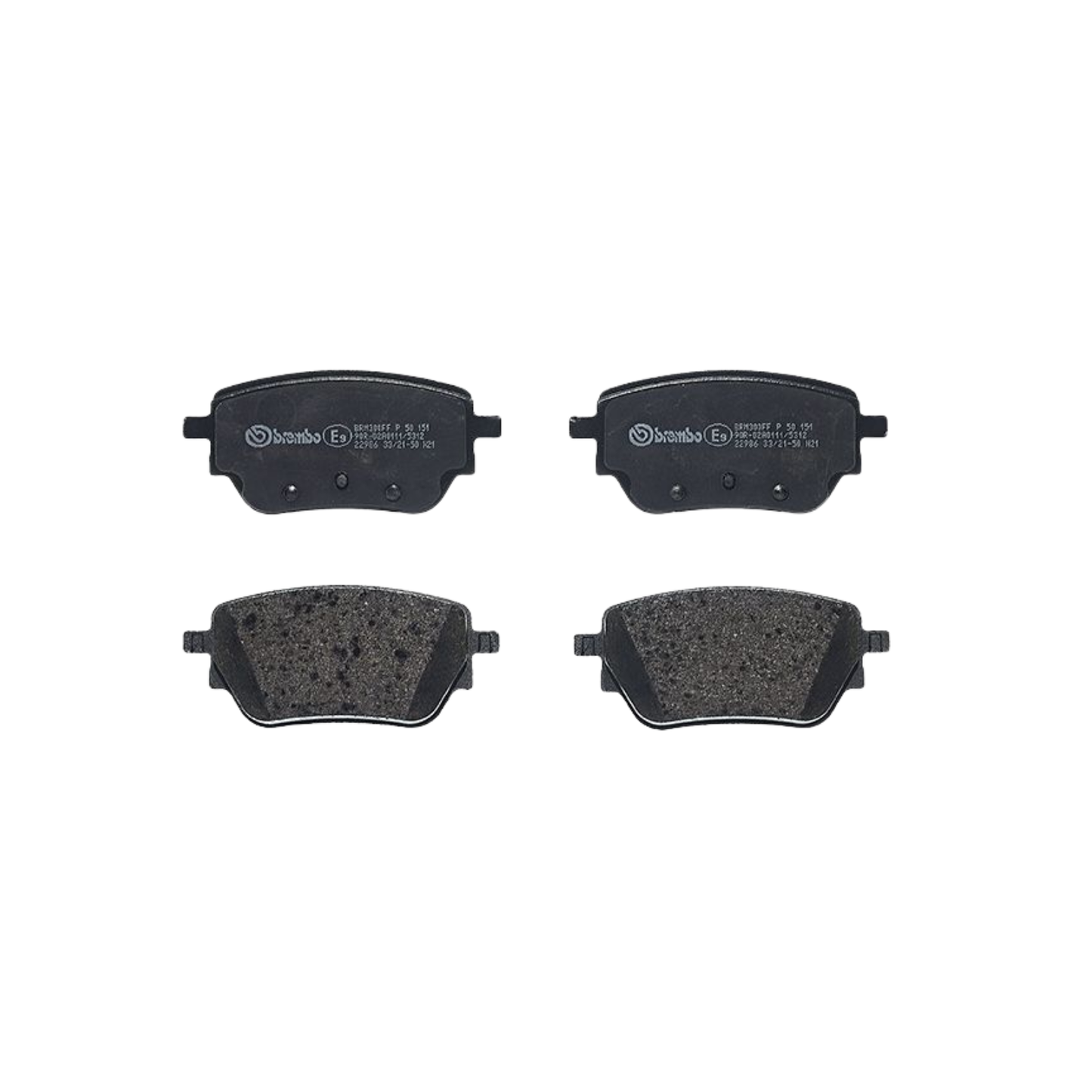 Kit Dischi Anteriori + Posteriori + Pastiglie Posteriori Brembo - Mercedes Classe A W177