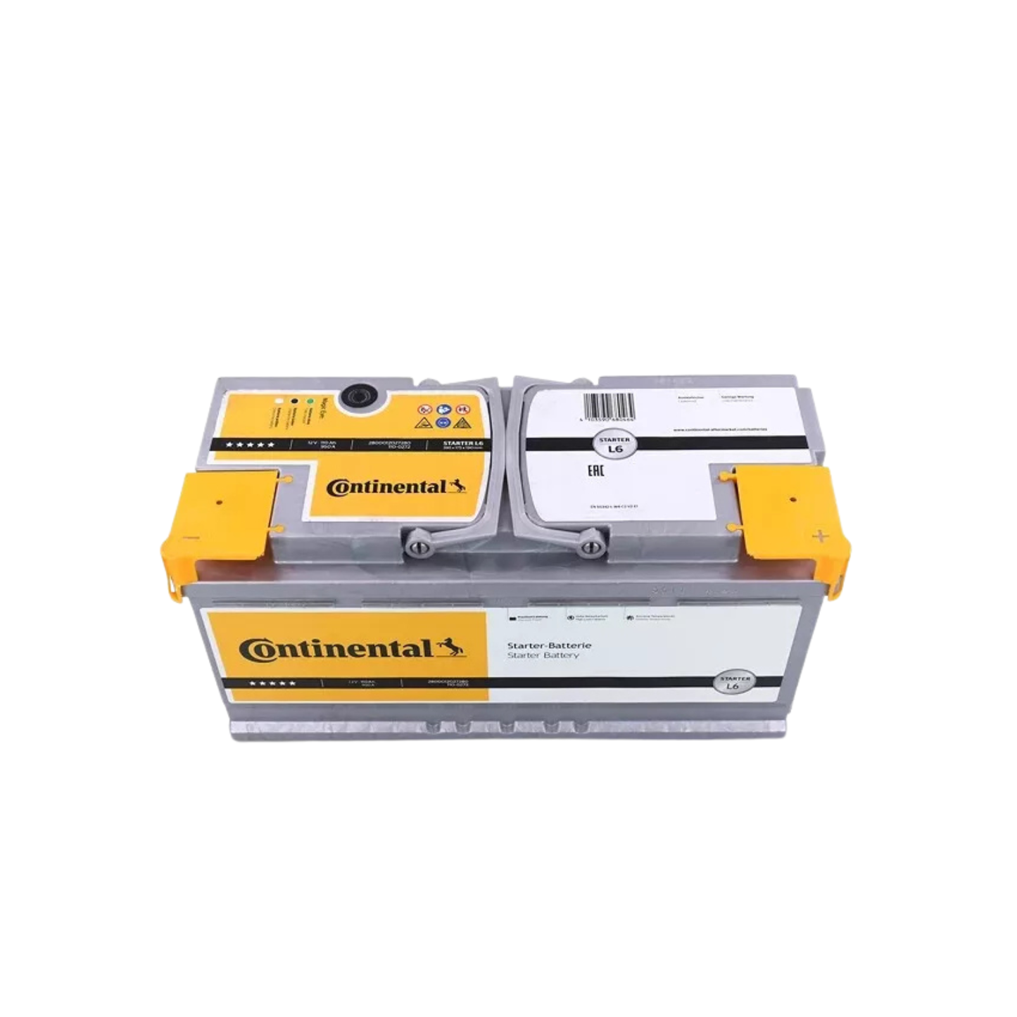 Batteria Auto Continental L 6 110 Ah 12 V 950 A – Polo Positivo a Destra