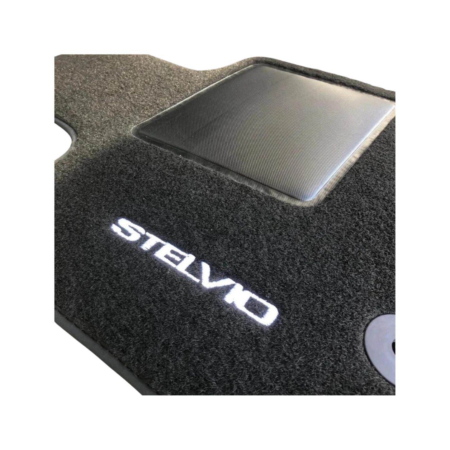 Tappetini in Moquette con Logo – Compatibili con Alfa Romeo Stelvio