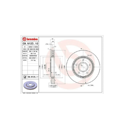 Kit Dischi + Pastiglie Freni Anteriori Brembo per Fiat Freemont