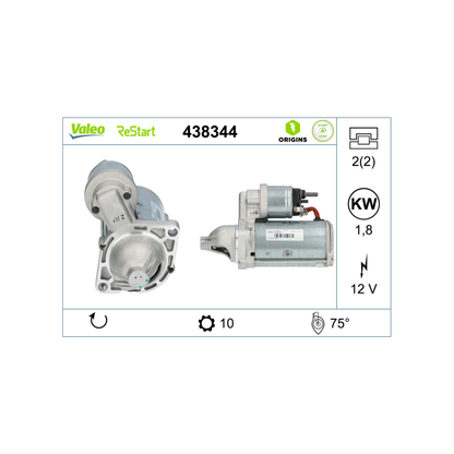 Motorino Avviamento Valeo – Fiat Panda (312) / Panda (319) / 500L / 500X / Punto (199)
