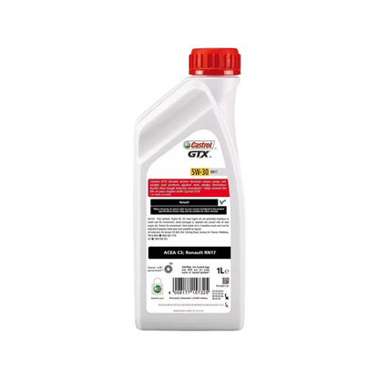 Olio Motore Castrol GTX 5W 30 RN17 ACEA C3 100% Sintetico – 5 Litri