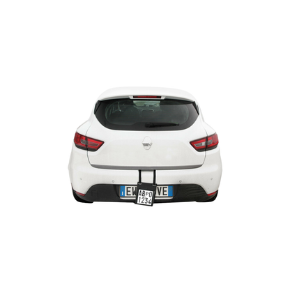 Porta Targa di Prova per Auto con Doppia Tasca