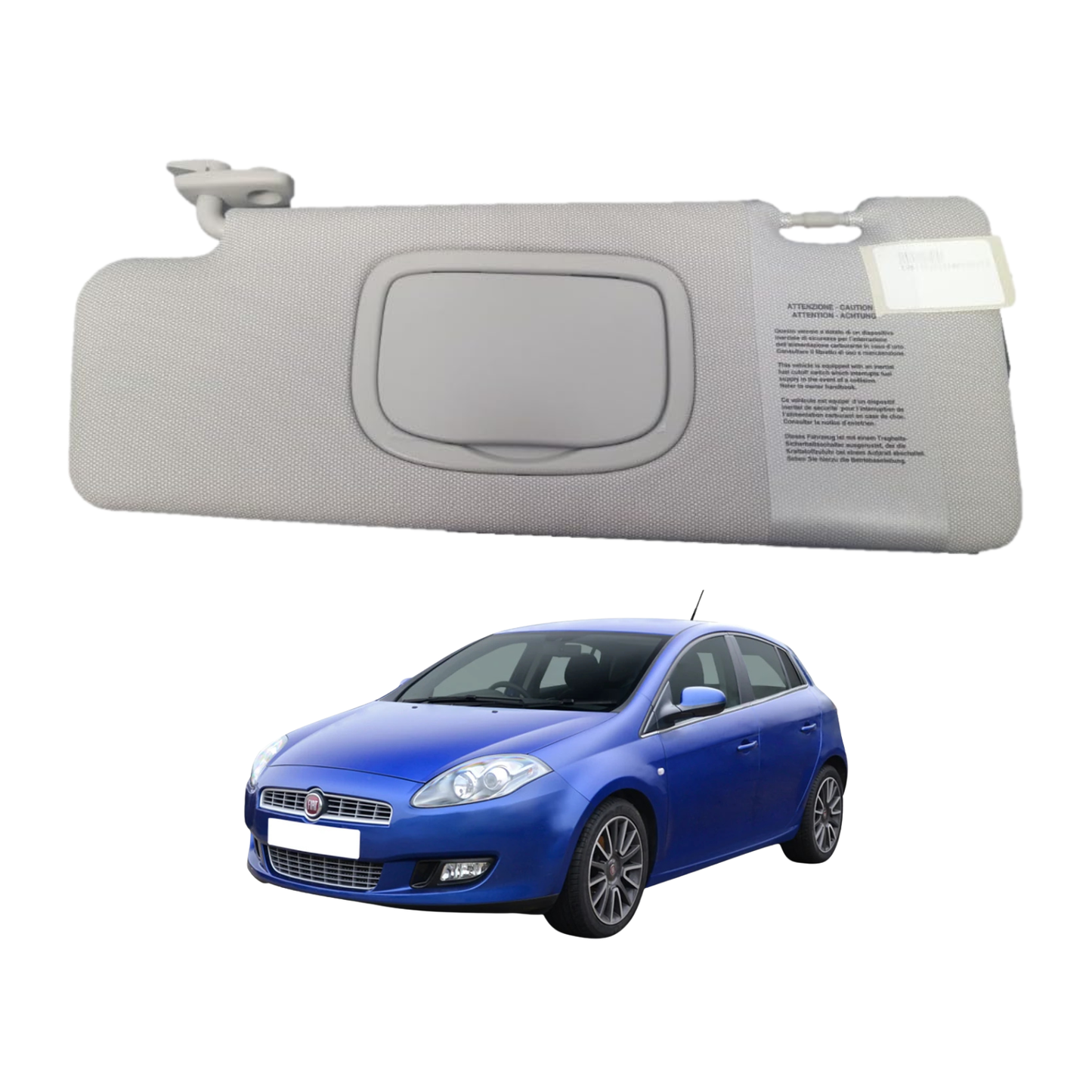 Pantina Parasole Sinistra ( Lato Guida) con Specchio per Fiat Bravo