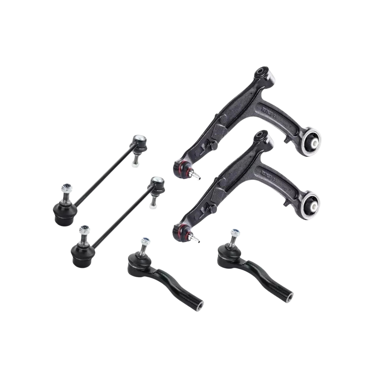 Kit 2 Bracci, Braccetti, Testine Sterzo, Tiranti E Bielletta Anteriori – Fiat Panda 169