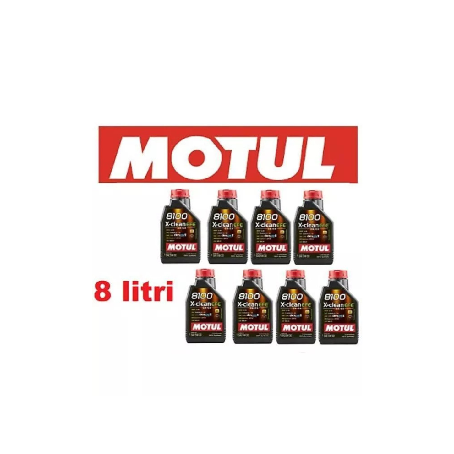 Kit Tagliando – Fiat Ducato / Citroen Jumper/ Peugeot Boxer – 8 Litri Olio Motul 8100 X-Clean EFE 5W30 + 3 Filtri Bosch
